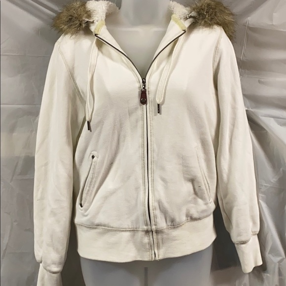 GreenTea Jackets & Blazers - 👚Hooded fleece jacket small stain